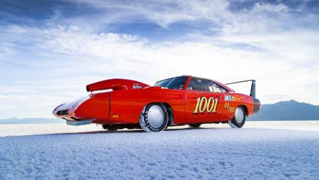 Speed and Power of the Iconic Dodge Charger Daytona wallpaper
