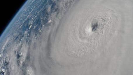 Hurricane Lane from the International Space Station wallpaper