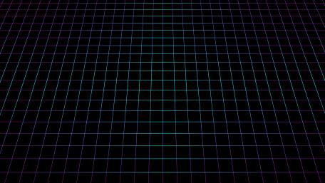 Neon Grid on Black Background wallpaper