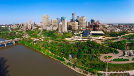 Downtown Edmonton Skyline wallpaper