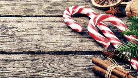 Christmas candy wallpaper