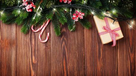 Cheerful Christmas Celebration Wallpaper wallpaper