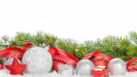 Festive Christmas Decor for a Joyful Celebration wallpaper