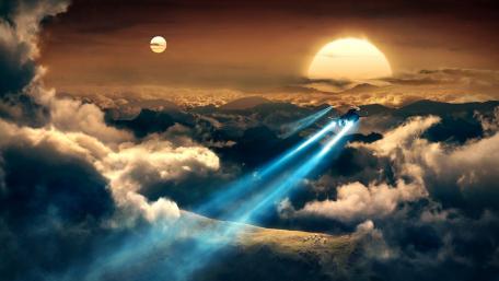 Futuristic Sky Adventure Wallpaper wallpaper