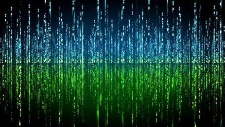 Matrix reflection wallpaper