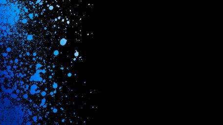 Abstract Paint Splash in Black and Blue wallpaper