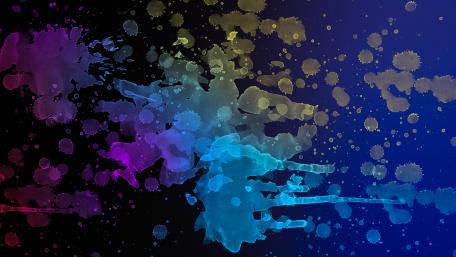 Vibrant Splash of Colorful Abstraction wallpaper