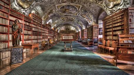 Inside the Strahov Monastery wallpaper