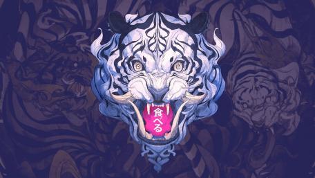 Mystic Oni Tiger Fusion wallpaper