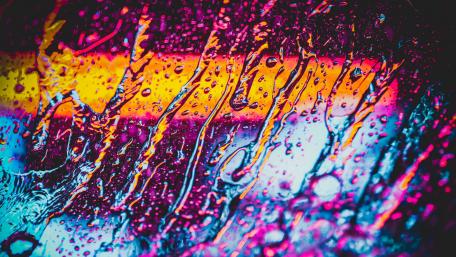 Neon water wallpaper