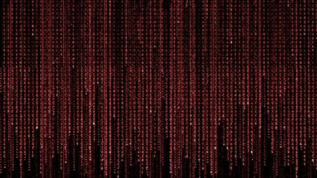 Matrix Red Digital Rain Theme Wallpaper wallpaper