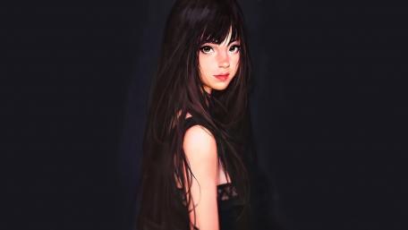 Mystical Elegance Anime Girl wallpaper