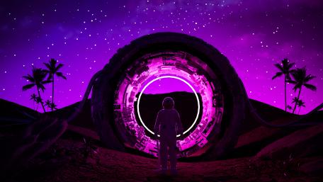 Portal to the Unknown Future wallpaper