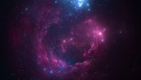 Whispers of the Cosmos in Pink wallpaper