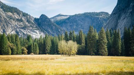 Majestic Mountains Amidst Lush Valleys wallpaper