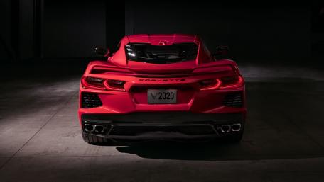Sleek Performance of the Chevrolet Corvette C8 wallpaper