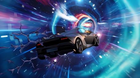 Wormhole wallpaper