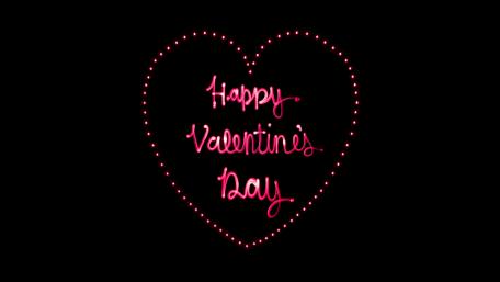 Elegant Heart for Valentine's Day Celebration wallpaper