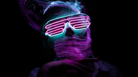 Neon Spectacle Fantasy wallpaper