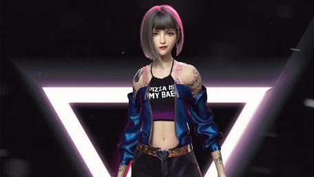 Neon Tattooed Warrior wallpaper