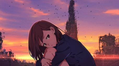 A Moment of Sorrow in Ruins wallpaper
