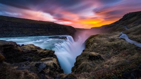 Gullfoss Falls wallpaper