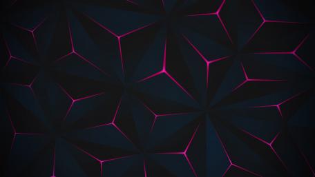 Neon Triangle Symphony wallpaper