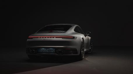 Sleek Porsche 911 in Stunning Shadows wallpaper