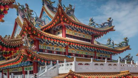 Thean Hou Temple, Kuala Lumpur, Malaysia wallpaper