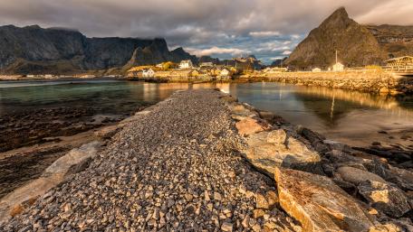 Sakrisoya (Lofoten) wallpaper