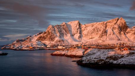 Sakrisoya (Lofoten Islands) wallpaper