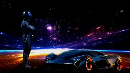 Lamborghini Starlight Galaxy wallpaper