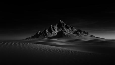 Dark desert wallpaper