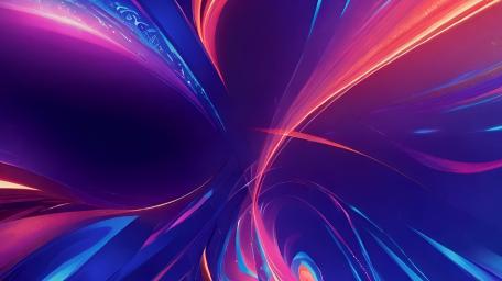 Vibrant Abstract Waves of Colorful Motion wallpaper