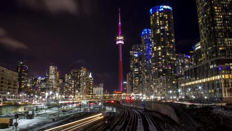 Downtown Toronto from Bathurst Street wallpaper