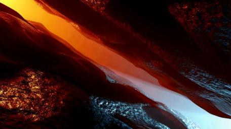 Vibrant Abstract Landscape of Light and Texture wallpaper