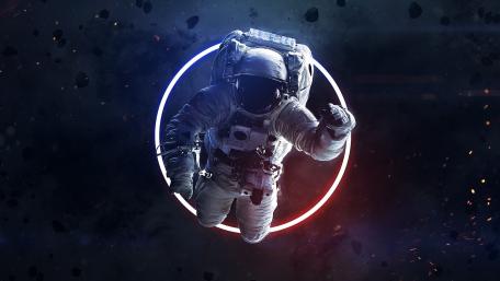 Cosmic Explorer in Orbit wallpaper