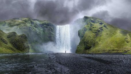 Skógafoss wallpaper