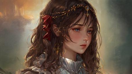 Timeless Elegance Anime Artistry wallpaper