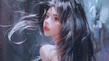 Celestial Beauty: Ethereal Whisper of the Night wallpaper
