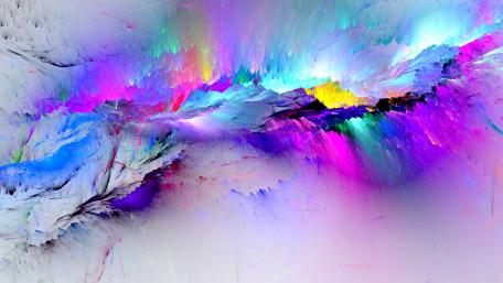 Neon Spectrum Fantasy wallpaper