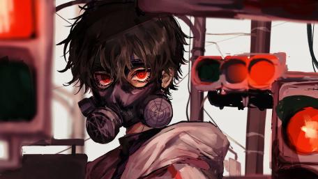 Red Anime Boy wallpaper