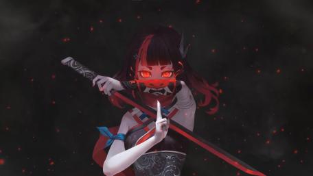 Ninja girl wallpaper