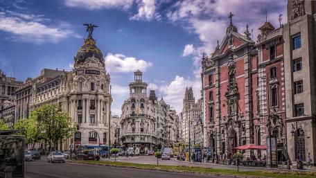 Gran Vía (Madrid) wallpaper
