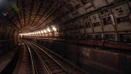NYC Subway Tunnel wallpaper