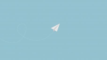 Soaring Dreams in Pale Blue Sky wallpaper