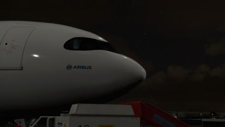 Airbus Elegance at Night wallpaper