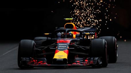 Speed and Sparks on the Track wallpaper