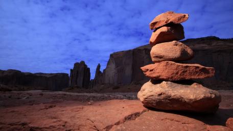 Balanced Serenity in Nature wallpaper