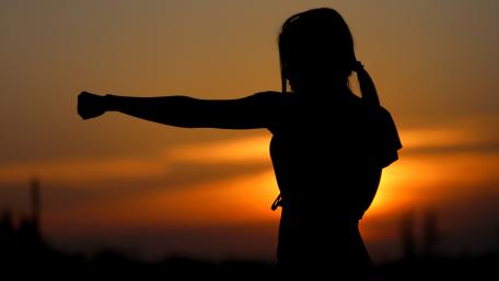 Empowered Movement at Sunset wallpaper